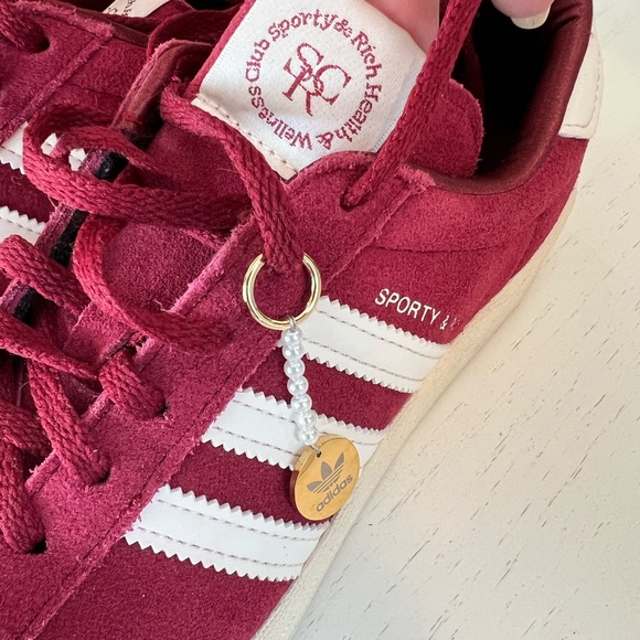 Campus 80s "Sporty & Rich - Merlot Cream" sneakers - Picture 6 of 6